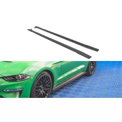   Diffuser Ford Mustang VI GT Facelift Side Skirts Street Pro v.1 Black