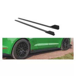   Diffuser Ford Mustang VI GT Facelift Side Skirts Street Pro v.2 Black