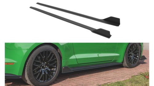 Diffuser Ford Mustang VI GT Facelift Side Skirts Street Pro v.2 Black-Red