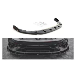 Splitter Volkswagen Golf 8 R Front v.2 + flaps Gloss Black