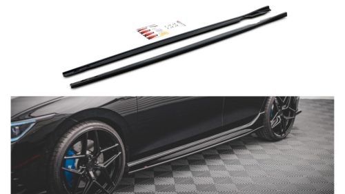 Diffuser Volkswagen Golf 8 R Side Skirts v.2 Gloss Black