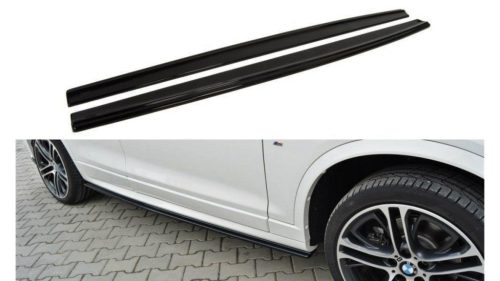 Diffuser BMW X4 G02 M-Pack Side Skirts Gloss Black