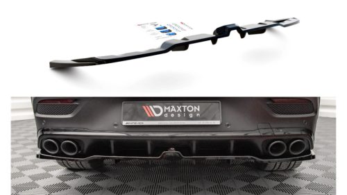 Splitter Mercedes-Benz GLE C167 Rear Central with Diffuser Gloss Black
