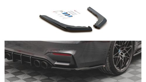 Splitter BMW 4 F82 M-Pack Rear Side v.2 Gloss Black