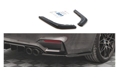 Splitter BMW 4 F82 M-Pack Rear Side v.3 Gloss Black