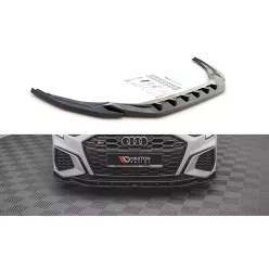 Front Splitter V.4 Audi S3 / A3 S-Line 8Y - Gloss Black