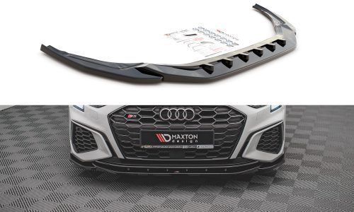 Front Splitter V.4 Audi S3 / A3 S-Line 8Y - Gloss Black