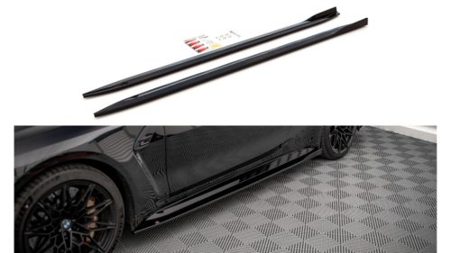 Diffuser BMW 4 G82 M-Pack Side Skirts v.1 Gloss Black