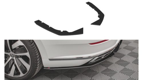 Splitter Volkswagen Arteon R-Line Facelift Rear Side Street Pro Black