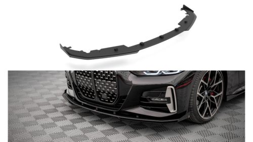 Splitter BMW 4 G22 M-Pack Front Pro + flaps Black-Red