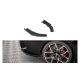 Splitter BMW 4 G22 M-Pack Rear Side Street Pro Black-Red + Gloss Flaps