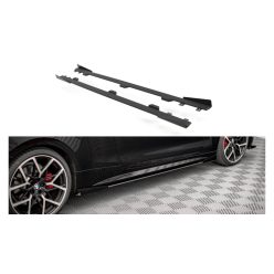   Diffuser BMW 4 G22 M-Pack Side Skirts Street Pro Black-Red + Gloss Flaps