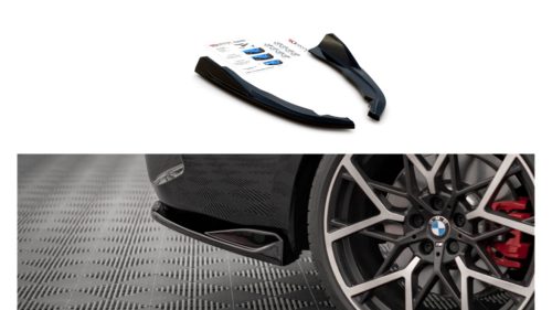 Splitter BMW 4 G22 M-Pack Rear Side v.2 Gloss Black