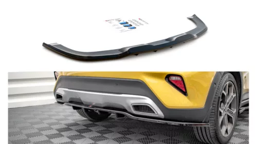 Splitter Kia XCeed I Rear Central with Diffuser Gloss Black
