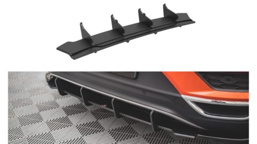 Diffuser Volkswagen T-Roc Rear Street Pro Black
