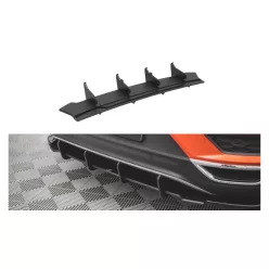 Diffuser Volkswagen T-Roc Rear Street Pro Black-Red
