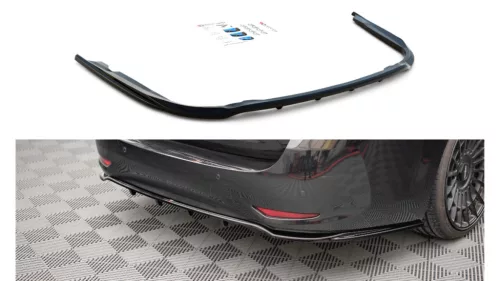 Splitter Toyota Avensis III Facelift Wagon Rear Central with Diffuser Gloss Black
