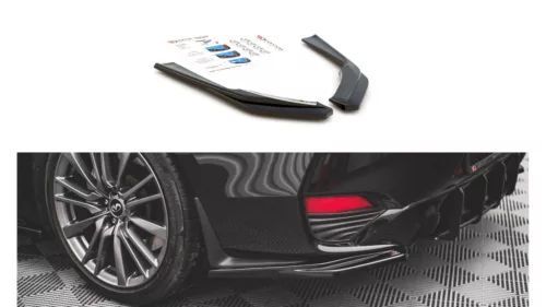 Splitter Infiniti Q60 S II Rear Side Gloss Black