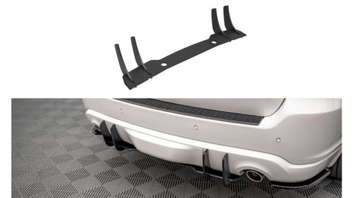 Diffuser Dodge Durango III RT Rear Street Pro v.1 Black-Red