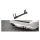 Diffuser Dodge Durango III RT Rear Street Pro v.1 Black-Red