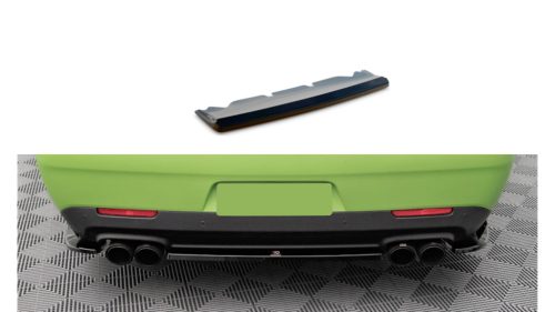 Splitter Dodge Challenger III SRT Hellcat Rear Central Gloss Black