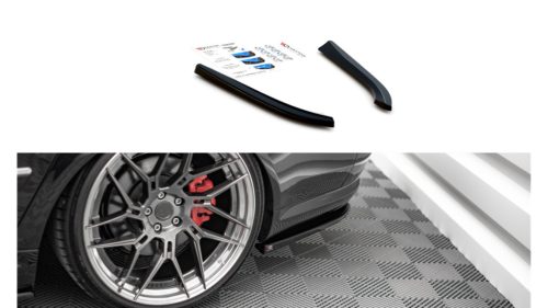 Splitter Audi S8 D3 Rear Side Gloss Black