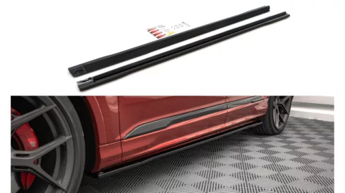Diffuser Audi Q7 4M Facelift S-Line Side Skirts Gloss Black