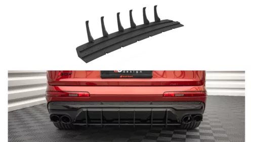 Diffuser Audi Q7 4M Facelift Rear Street Pro Black