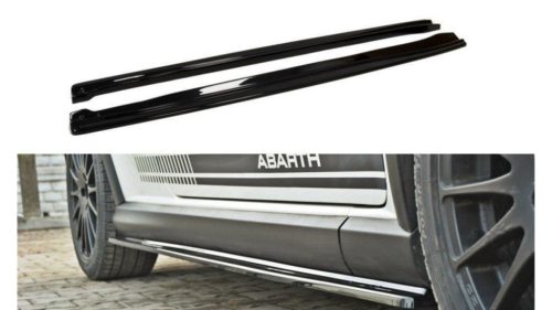 Diffuser Fiat Grande Punto Abarth Side Skirts Gloss Black