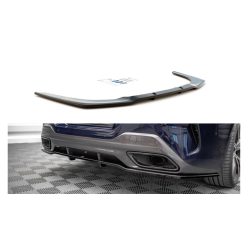   Splitter BMW 8 G16 M-Pack Rear Central with Diffuser Gloss Black
