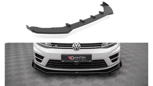 Splitter Volkswagen Golf 7 R Front Pro v.1 + flaps Black-Red