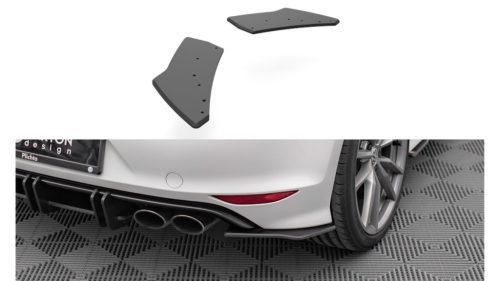 Splitter Volkswagen Golf 7 R Rear Side Street Pro Black