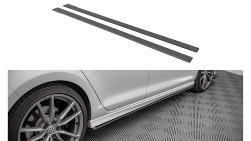 Diffuser Volkswagen Golf 7 R Side Skirts Street Pro Black-Red