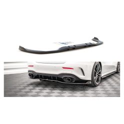   Splitter Mercedes-Benz A 35 AMG V177 Rear Central with Diffuser v.2 Gloss Black