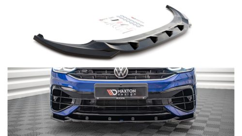 Splitter Volkswagen Tiguan II Facelift R R-Line Front v.3 Gloss Black