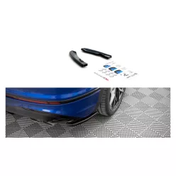   Splitter Volkswagen Tiguan II Facelift R Rear Side Gloss Black