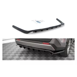   Splitter Toyota RAV4 V Rear Central with Diffuser Gloss Black