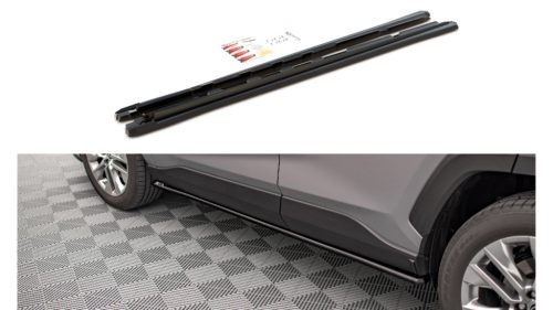Diffuser Toyota RAV4 V Side Skirts Gloss Black