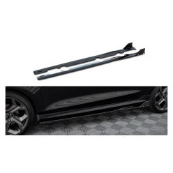   Diffuser Ford Fiesta VI ST Side Skirts v.2 Gloss Black + Flaps