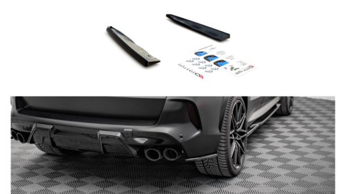 Splitter BMW X5 F95 M-Pack Rear Side Gloss Black