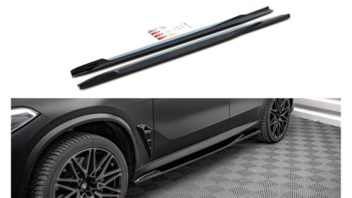 Diffuser BMW X5 F95 M-Pack Side Skirts Gloss Black