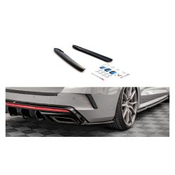 Splitter Skoda Octavia IV RS Rear Side v.3 Gloss Black