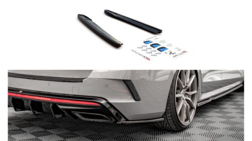 Splitter Skoda Octavia IV RS Rear Side v.3 Gloss Black