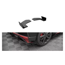  Splitter Hyundai I20 N III Rear Side Street Pro Black + Gloss Flaps