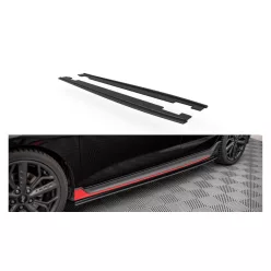 Diffuser Hyundai I20 N III Side Skirts Street Pro Black-Red