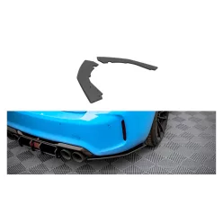 Splitter BMW 2 F87 M-Pack Rear Side Street Pro Black-Red