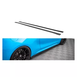 Diffuser BMW 2 F87 M-Pack Side Skirts Street Pro Black-Red