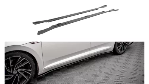 Diffuser Volkswagen Arteon Facelift R R-Line Side Skirts Street Pro v.2 Black-Red