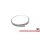 Decorative stripe for self sticking Middle Grey