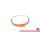 Decorative stripe for self sticking Orange